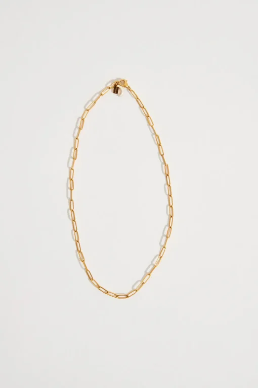 BIJOUX Or NECKLACE PAPERCLIP