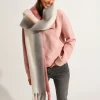 Echarpes et foulards Rose FELLOWS TRESCOT