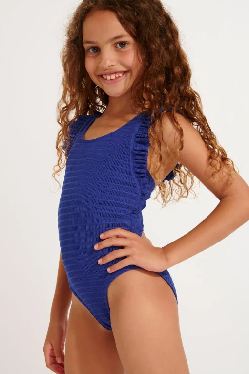 MAILLOT 1 PIECE Bleu M TUNES GROOVE