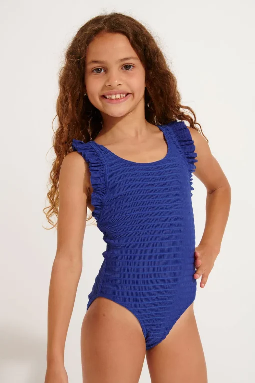 MAILLOT 1 PIECE Bleu M TUNES GROOVE