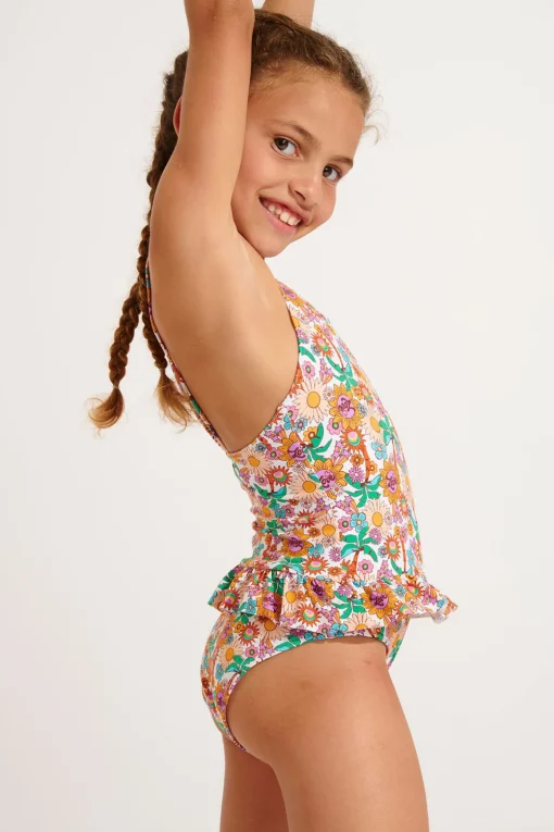 MAILLOT 1 PIECE Ecru M LEAFY DAISYDREAM