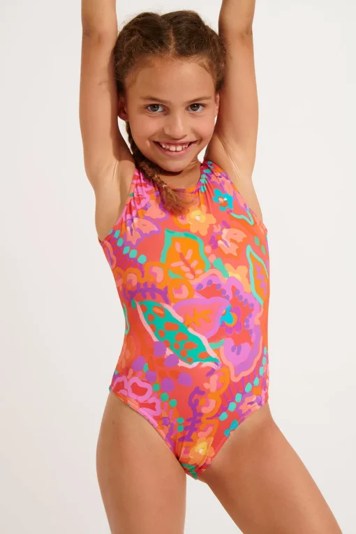 MAILLOT 1 PIECE Orange M BALOO UMBALA