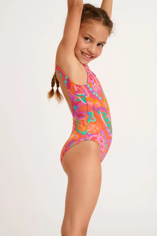 MAILLOT 1 PIECE Orange M BALOO UMBALA