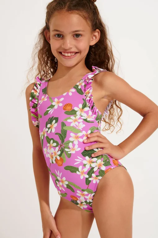 MAILLOT 1 PIECE Violet M TUNES KELEPOA