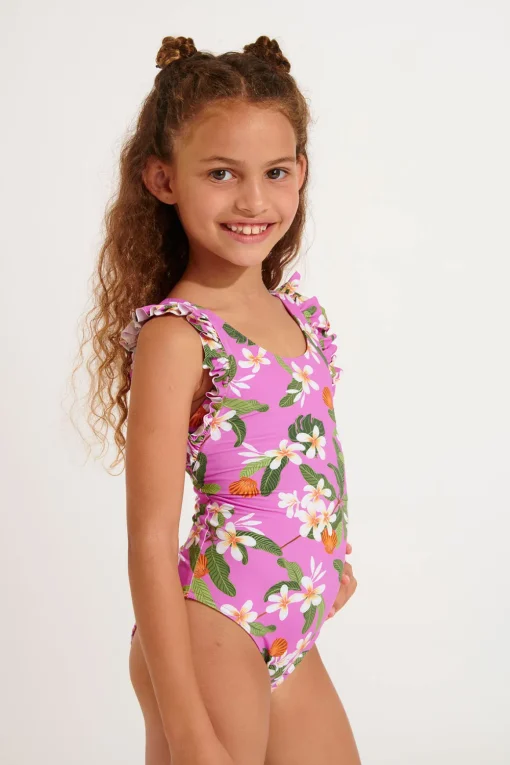 MAILLOT 1 PIECE Violet M TUNES KELEPOA
