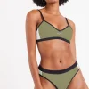 Maillot de bain 2 pièces kaki Jiao & Salsa Player