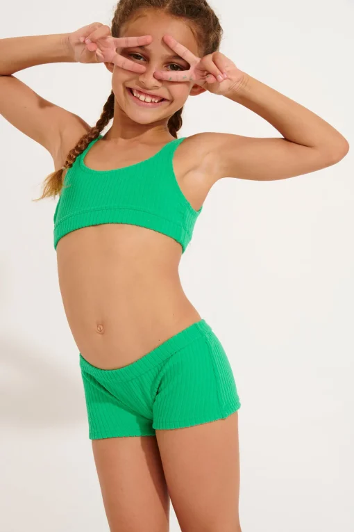 2 PIÈCES Vert M BAMBI SPONGERIB