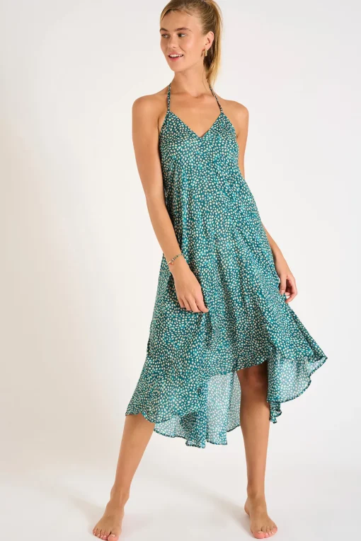 ROBE BEACHWEAR Vert OHARA MYMBAVOIL