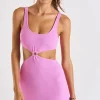 Robe de plage Rose FRIDAY SCRUNCHY