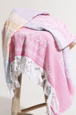 SERVIETTE PLAGE Bleu YOGALY SUNDOWN