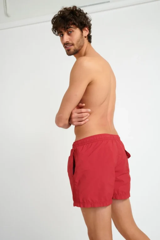 Short de bain Rouge MANLY BASTOU